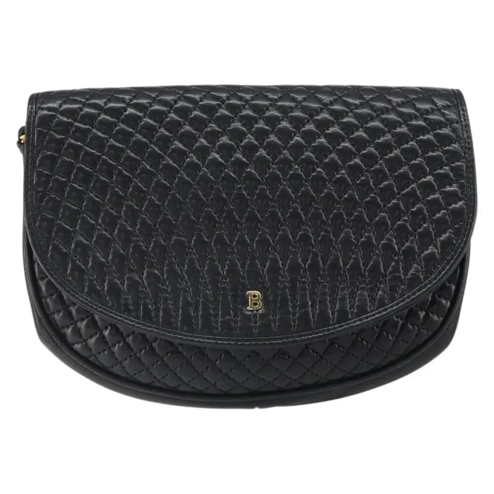 Bally Leather Pouch Black